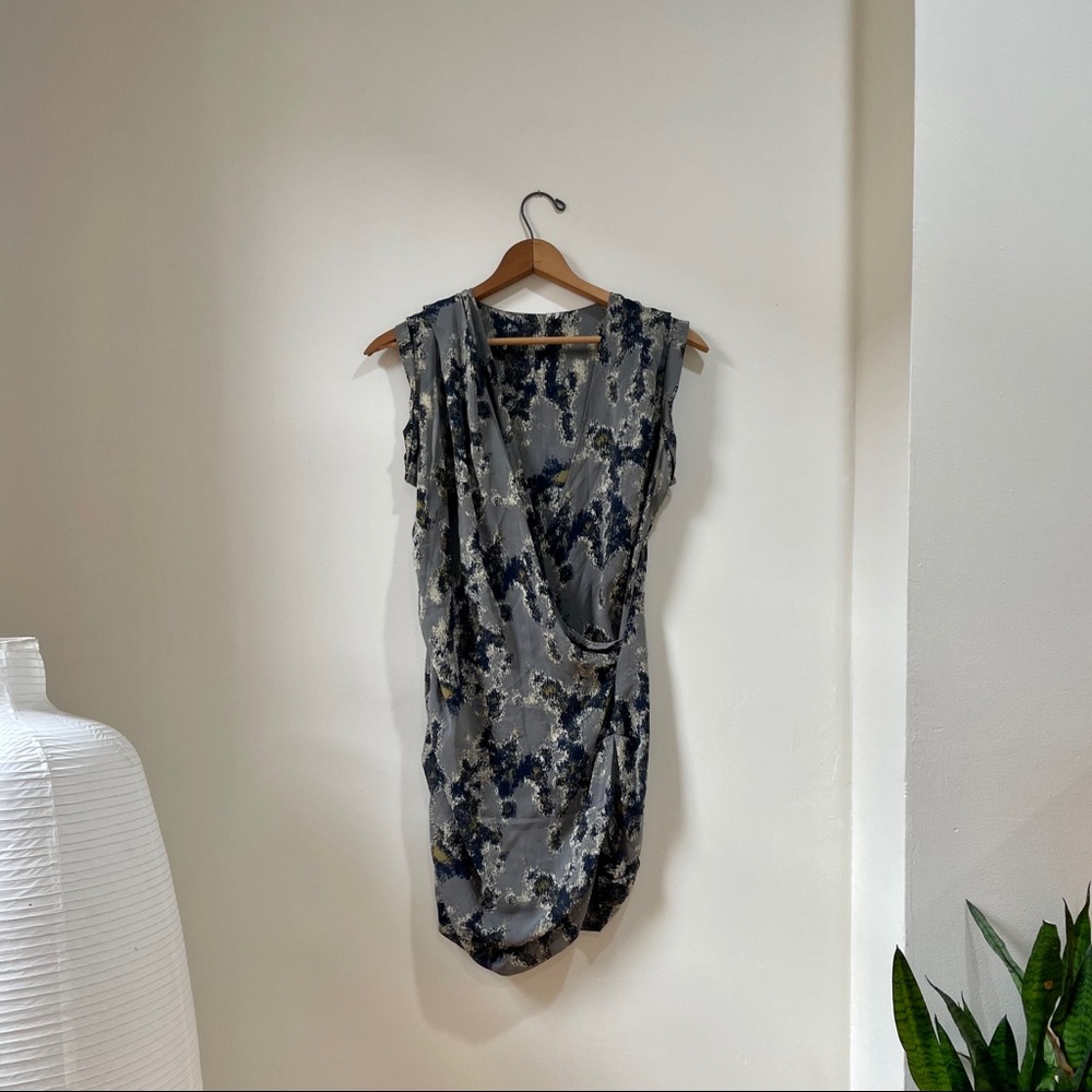IRO Shana silk wrap dress